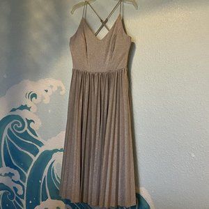 Elevenses x Anthropologie Silver Dress - Such Sparkle